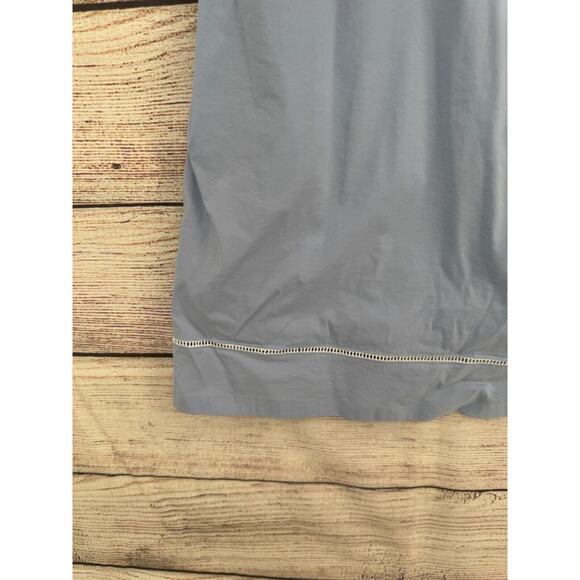 Theory Zizinna T Mini Dress Women's Size 10 Light Blue 3/4 Sleeve - Picture 6 of 12